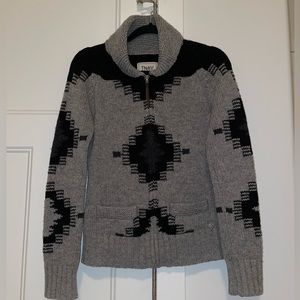 TNA Wool Zip Sweater